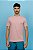 Camiseta Básica Algodão Rosa Seco - Imagem 1