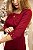 Vestido Classic Vermelho com Decote Quadrado - Imagem 4