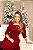 Vestido Classic Vermelho com Decote Quadrado - Imagem 2
