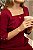Vestido Classic Vermelho com Decote Quadrado - Imagem 11