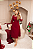 Vestido Classic Vermelho com Decote Quadrado - Imagem 1
