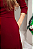 Vestido Classic Vermelho com Decote Quadrado - Imagem 10