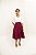 Saia Cecília Midi com babado - Cabernet - Imagem 3