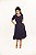 Vestido Aurora Midi com Botões - Marinho - Imagem 3