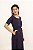 Vestido Aurora Midi com Botões - Marinho - Imagem 4