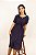 Vestido Aurora Midi com Botões - Marinho - Imagem 2