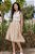 Saia Vintage Midi com botões - Creme - Imagem 4
