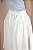 Saia Vintage Midi com botões - Off-White - Imagem 5