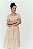 Vestido Giverny Midi com babado - Marrom - Imagem 7