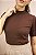 Blusa Essencial gola alta - Marrom - Imagem 5