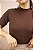 Blusa Essencial gola alta - Marrom - Imagem 4