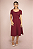 Vestido Chloe Midi - Vinho - Imagem 5