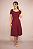 Vestido Chloe Midi - Vinho - Imagem 6