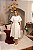 Vestido Natale Off-White Midi com Manga Sino - Imagem 2