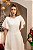 Vestido Natale Off-White Midi com Manga Sino - Imagem 5