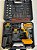 PARAFUSADEIRA 21V  COM 2 BATERIA MAIS KITS CX COM 10 PCS - Imagem 2