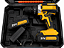 PARAFUSADEIRA 21V COM 2 BATERIA MAIS KITS CX COM 10 PCS - Imagem 3