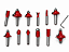 TUPIA 6MM A BATERIA COM FRESAS CX 5 PCS - Imagem 2