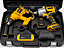 KIT 2X1 CHAVE DE IMPACTO 3/4 E FURADEIRA A BATERIA ( CX 4 PCS) - Imagem 1
