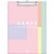 Prancheta A4 Decorada com Prendedor Metálico Formato: 230mm x 315mm - Happy Tilibra - Imagem 1