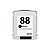 Compatível: Cartucho de Tinta 88 88XL C9396A C9396AL C9396AE para Impressora HP K550 K8600 K5400 / Black - 69ml - Imagem 1