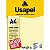 Papel Usapel Offset 60k / Amarelo UP25037 / A4 180g - 50fls - Imagem 1