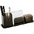 Acessorio para Mesa Porta Lapis/Clip/Lembrete Fumê - Dello - Imagem 1