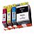 Compatível: Kit Colorido de Cartucho de Tinta 934xl Black e 935xl CMY para OFFICEJET 6230 6830 - Imagem 1