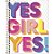 Caderno Espiral Capa Dura Universitário 1 Matéria Be Nice 80 Folhas Capa Yes Girl Yes - Imagem 1