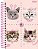 Caderneta de Anotações Capa Dura Espiral Lateral (Folhas Decoradas) 80 Folhas - My Pets São Domingos - Imagem 2