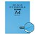 PAPEL AZUL DIPLOMATA OPALINE OFFSET LISO 180G A4 MASSA COLORIDA TIPO OFICIO 60KG - 50 FLS - Imagem 1