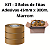 Kit 3 Rolos de Fitas Adesivas para empacotamento 45mmx300m Marrom - Imagem 2