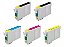 Kit 5 Cores de Cartucho de Tinta Compatível com Epson 115126 T1032 T1033 T1034 para T33 TX515FN T1110 - Imagem 1