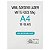 Vinil Adesivo Laser Branco Matte Fosco A4 135g À Prova D'Água Filme Adesivo para Impressora Laser 10 Folhas Masterprint - Imagem 3