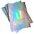 Vinil Adesivo Holográfico Brilhante A4 135g À Prova D'Água Filme Adesivo PVC com 10 Folhas Masterprint - Imagem 2