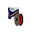 Fita Compativel com Olivetti para Maquina de Escrever Preta/Vermelha 13mm x 8m - Imagem 3