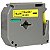 Fita para Rotulador Eletrônico compativel com Brother M-K631 MK631 12mmx8m Preto sobre Amarelo - Imagem 3
