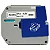Fita para Rotulador M-K221 M221 MK221 9mmx8m Compatível com Brother PT65 PT70 PT80 PT85 PT90 PTM95 Branco / Preto - Imagem 2
