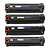 Kit 4 Cores Toner Compatível com HP 125A 128A 131A para M276nw M251nw M251n M276n CP1215 CM1312mfp CP1525nw - Imagem 2