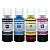 Kit 4 Cores Tinta Corante Compatível para HP Série GT5822 GT5810 GT5820 GT-5822 - Imagem 1