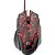 Mouse Gamer USB 3200DPI SPIDER 2 OM-705 Preto/Vermelho FORTREK - Imagem 1