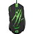 Mouse Gamer USB 3200DPI RAPTOR OM-801 Preto/Verde FORTREK - Imagem 1