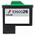 Cartucho Compatível com Lexmark N26 N27 10N0026 10N0027 para Lexmark Z645 Z647 X1270 X1185 Z513 Colorido 11ml - Imagem 2