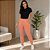 Calça Moletom Feminina Jogger 3D Com Bolsos Laterais Cereja Rosa - Imagem 1