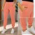 Calça Moletom Feminina Jogger 3D Com Bolsos Laterais Cereja Rosa - Imagem 2