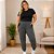 Calça Moletom Feminina Cereja Rosa Curves - Imagem 2