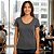 Camiseta Feminina  Baby  look Cereja Rosa - Imagem 3