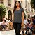 Camiseta Feminina  Baby  look Cereja Rosa - Imagem 1