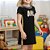 Vestido Infantil Canelado Kely Kety - Imagem 3
