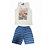 Conjunto Infantil  Verão Regata e Bermuda New York Romitex - Imagem 6